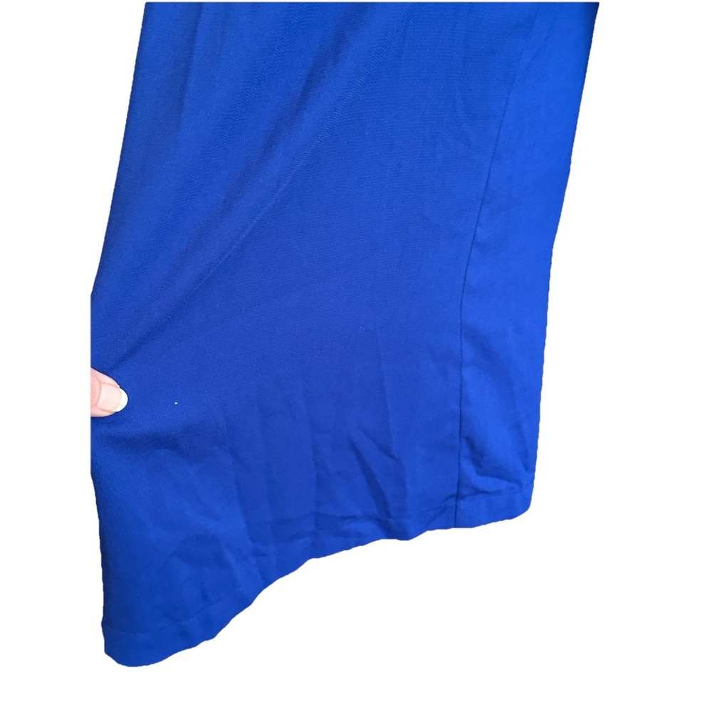 Lulu's‎ Faux Wrap Jumpsuit Size Large Blue Wide Leg Party Special Event Wedding - Picture 4 of 8